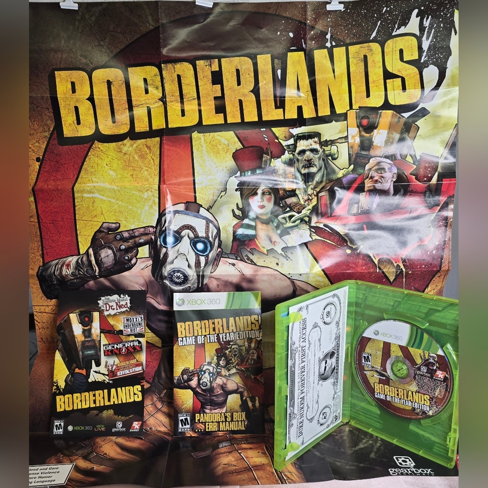 XBOX 360 BORDERLANDS GOTY EDITION
